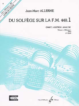 Illustration allerme jm solfege sur fm 440.1 c/a/a el