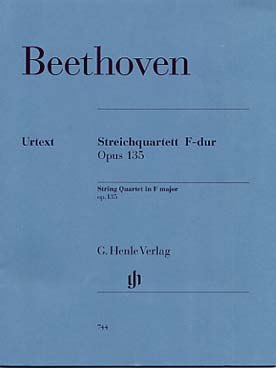 Illustration beethoven quatuor op. 135 en fa maj