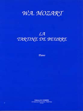 Illustration de La Tartine de beurre, valse à 1 doigt - éd. Combre