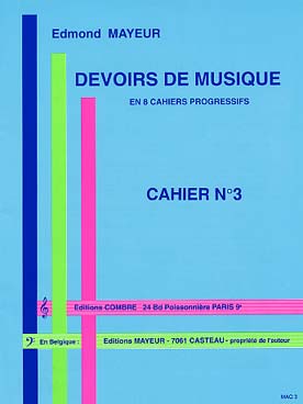 Illustration de Cahiers de devoirs de musique - N° 3