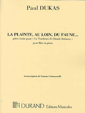 Illustration dukas la plainte au loin du faune