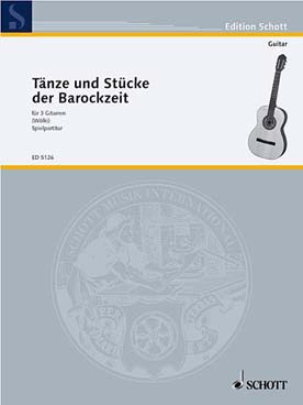 Illustration de DANSES ET PIECES de l'époque baroque (tr. Wölki pour 3 guitares)