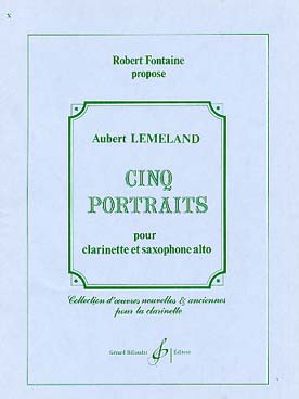 Illustration lemeland 5 portraits clar. si b/sax alto