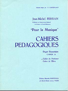 Illustration de Cahiers pédagogiques - Élémentaire B : Livre du professeur