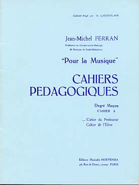 Illustration de Cahiers pédagogiques - Moyen A : Livre du professeur