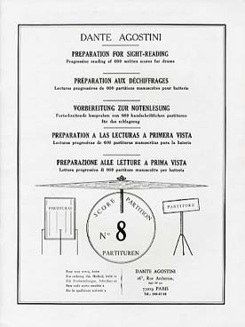 Illustration de Préparation au déchiffrage : étude de 600 partitions de batterie - Vol. 8