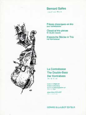 Illustration de PIECES CLASSIQUES EN TRIO pour 3 contrebasses à cordes (B. SALLES)