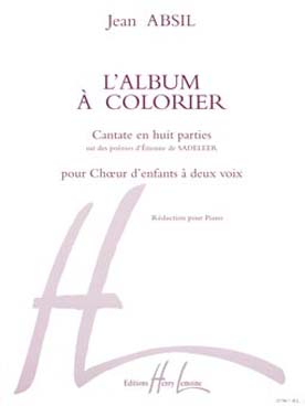 Illustration de Album à colorier op. 68 - Chant/piano