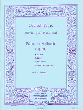 Illustration de Pelléas et Mélisande op. 80, recueil