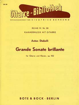 Illustration diabelli grande sonate brillante op. 102