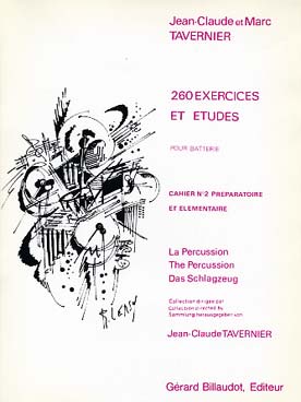 Illustration de Exercices et études de batterie - Vol. 2 : 260 Exercices (préparatoire)