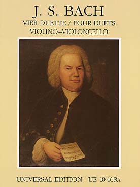 Illustration bach js duos (4) violon et violoncelle