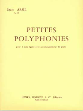 Illustration de Petites polyphonies op. 128 pour chant/piano