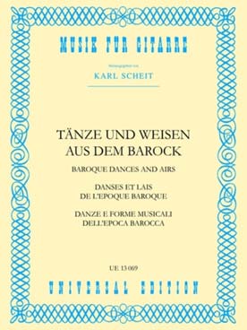 Illustration danses et lais de l'epoque baroque