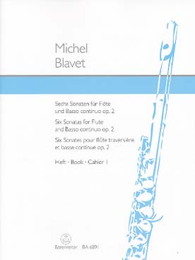 Illustration de 6 Sonates op. 2 (éd. Bärenreiter) - Vol. 1 : sonates en sol M, ré m, mi m