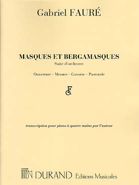 Illustration de Masques et bergamasques, suite  d'orchestre, tr. de l'auteur