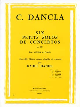 Illustration dancla petit solo de concerto n° 6