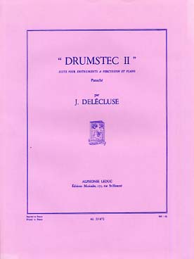 Illustration delecluse drumstec 2 percussions/piano