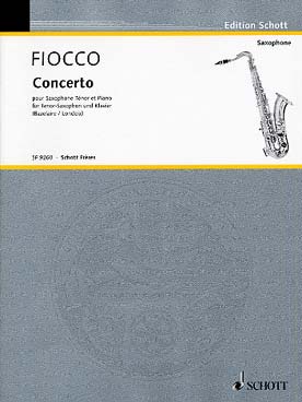 Illustration de Concerto pour violoncelle et orchestre (tr. Londeix/Bazelaire saxo ténor/piano)