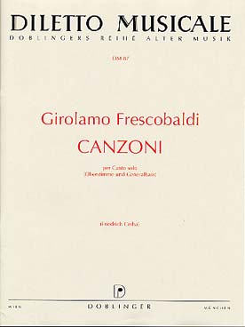 Illustration de Canzoni per canto solo (soprano)