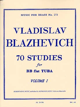 Illustration blazhevich 70 etudes vol. 1
