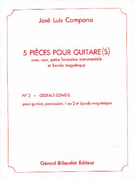 Illustration campana 5 pieces guitare  n° 2