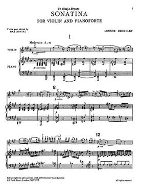 Illustration berkeley sonatine op. 17