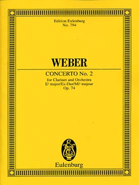 Illustration weber concerto clarinette n° 2 op. 74