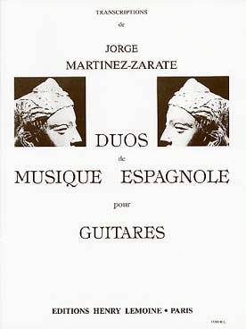 Illustration de DUOS DE MUSIQUE ESPAGNOLE (tr. Martínez-Zárate) : Gallés, Granados, Albéniz