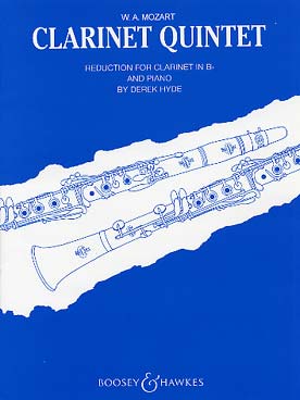 Illustration mozart quintette en la clarinette/piano