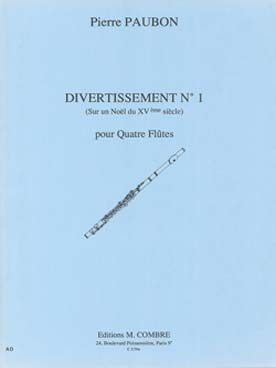 Illustration de Divertissement N° 1 pour 4 flûtes