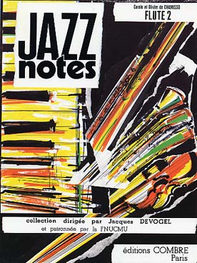 Illustration jazz notes flute 2