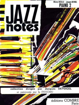 Illustration de JAZZ NOTES (collection) - Piano 2 : NICOLAS Americano - DEVOGEL Rudy