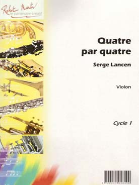 Illustration lancen 4 par 4 pour 4 violons