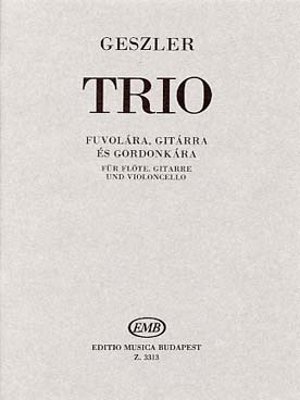 Illustration geszler trio guitare/flute/violoncelle