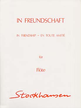 Illustration stockhausen in freundschaft