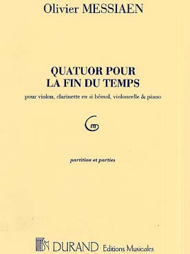 Illustration de Quatuor pour la fin du temps pour clarinette, violon, violoncelle et piano