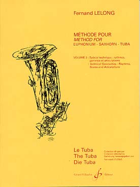 Illustration de Méthode pour euphonium, saxhorn ou tuba - Vol. 3 : spécial technique, rythmes, gammes et articulations