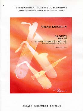 Illustration koechlin 24 duos op. 186 vol. 1