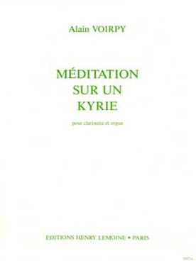 Illustration voirpy meditation sur un kyrie cl./orgue