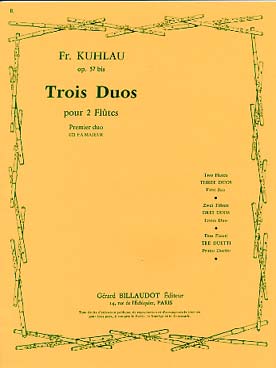 Illustration kuhlau duo op. 57 bis n° 1