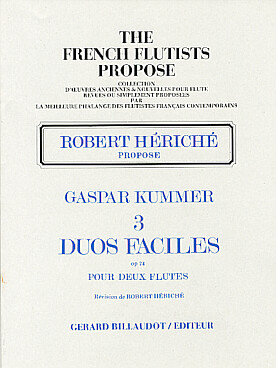 Illustration kummer duos faciles (3) op. 74