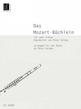 Illustration de Le Petit livre de Mozart, 9 pièces choisies (tr. Peter Kolman)