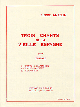 Illustration de 3 Chants de la vieille Espagne