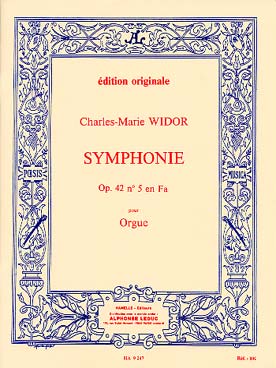 Illustration de Symphonie N° 5 op. 42 en fa