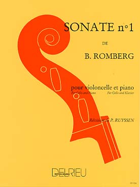 Illustration romberg sonate op. 43 n° 1 en si b maj