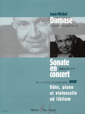 Illustration damase sonate en concert fl/cello/piano