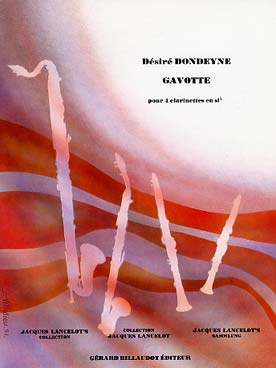 Illustration de Pédagogie des ensembles de clarinettes - Vol. 3 : Gavotte (4 clarinettes si b)