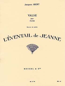 Illustration ibert valse (de l'eventail de jeanne)