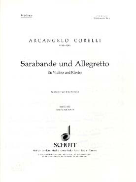 Illustration de Sarabande et Allegretto (rév. Kreisler)